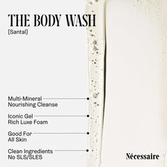 Nécessaire The Body Wash Santal – minéraux et micro-doses pour soin corporel
