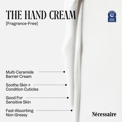 Formule sans parfum de Nécessaire Mains adaptée aux peaux sensibles.