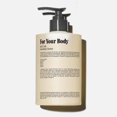 Nécessaire Gel Douche Cyprès-Citronné, mousse douce et généreuse.