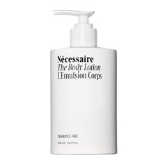 Lotion corporelle Nécessaire avec pompe, pratique pour doser.
