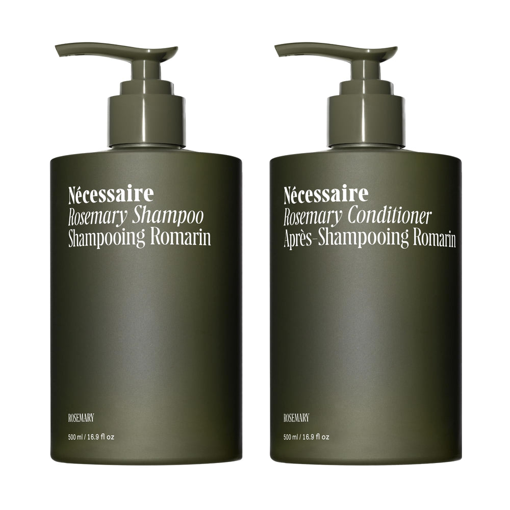 Nécessaire Rosemary Shampoing Bouteille : soin fortifiant pour cheveux fins.