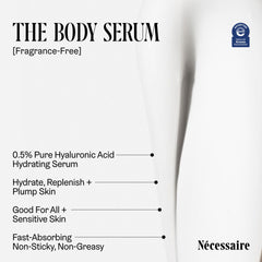 Sérum corps Nécessaire – niacinamide et soutien de la barrière cutanée.
