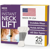 NECK LESS bandes-lift-visage-invisible pour un contour discret.