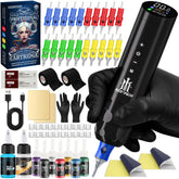 NEDPAIN Stylo tatouage sans fil ergonomique pour sessions prolongées.