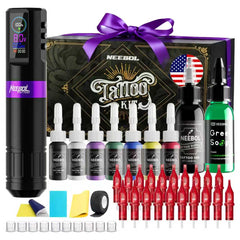 Kit Neebol tatouage sans fil avec affichage LED, idéal pour apprentis précis