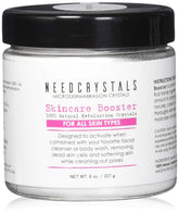 NeedCrystals emballage – cristaux exfoliants prêt pour routine spa à domicile