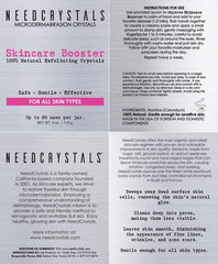 NeedCrystals texture peau lisse, exfoliation précise pour une peau plus homogène.