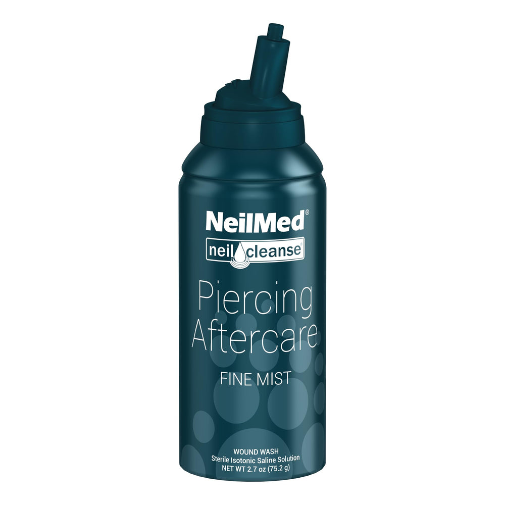 NeilMed Piercing Aftercare Fine Mist, flacon 75 ml, spray précis pour le piercing.