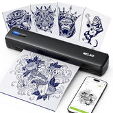 Nelko imprimante stencil tatouage compacte et portable, utile en déplacement.
