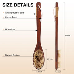 Brosse NENO CICI, poignée ergonomique antidérapante pour sécurité.