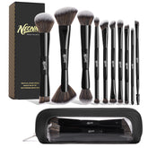 Ensemble NEONIQ de pinceaux 10 pièces double-face pour un fini professionnel.