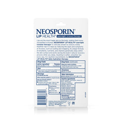 Neosporin Lip Health, crème nocturne, nourrit et protège les lèvres pendant le sommeil.