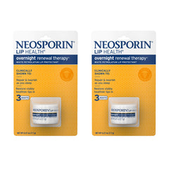 Neosporin Lip Health, pack deux tubes, hydratation durable pour les lèvres.