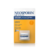 Neosporin Lip Health Nuit, flacon visible, hydratation profonde des lèvres.