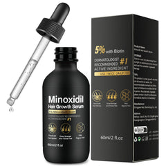 NETYIYUN Minoxidil 5% – Bouteille 2oz pour croissance capillaire potentielle chez femmes et hommes