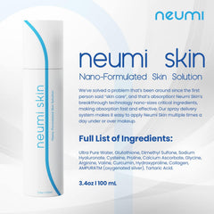 Brume faciale NEUMI SKIN nano-formulée collagène et hyaluronique, peau plus souple