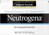 Neutrogena pain-nettoyant-visage-transparent-sans-parfum, purification en douceur pour le quotidien.