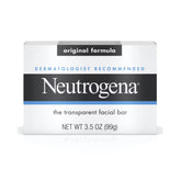 Neutrogena barre visage formule originale, nettoyage en profondeur sans dessèchement.