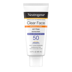Neutrogena Clear Face: bouteille 3onces prête pour usage quotidien.