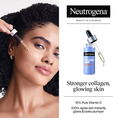 Dropper releasing serum for easy daily brightening and even tone.