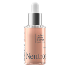 Neutrogena Healthy Skin Radiant Booster Primer et Serum, application rapide pour préparer la peau et lisser.