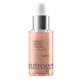 Neutrogena Healthy Skin Radiant Booster Primer et Serum – bouteille lumineuse prête pour un teint uniforme.