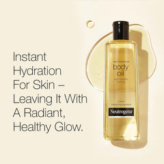 Neutrogena huile corporelle légère, glisse facilement et rend la peau douce.