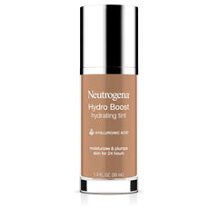 Neutrogena Hydro Boost Teint Hydratant, bouteille eau-gel, effet frais et hydratant pour peau sèche.