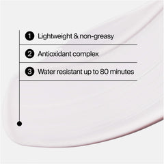 Neutrogena Invisible Daily Defense invisible-coverage on all skin tones leaves no white marks.