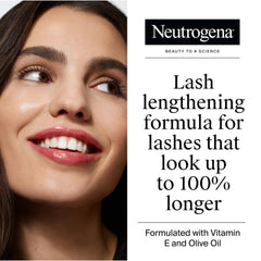 Applicateur-brosse du mascara Neutrogena Longueurs Santé pour une application précise.