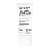 Neutrogena Healthy Skin UV Face Primer dans la bouteille, protection SPF 30 et éclat naturel.