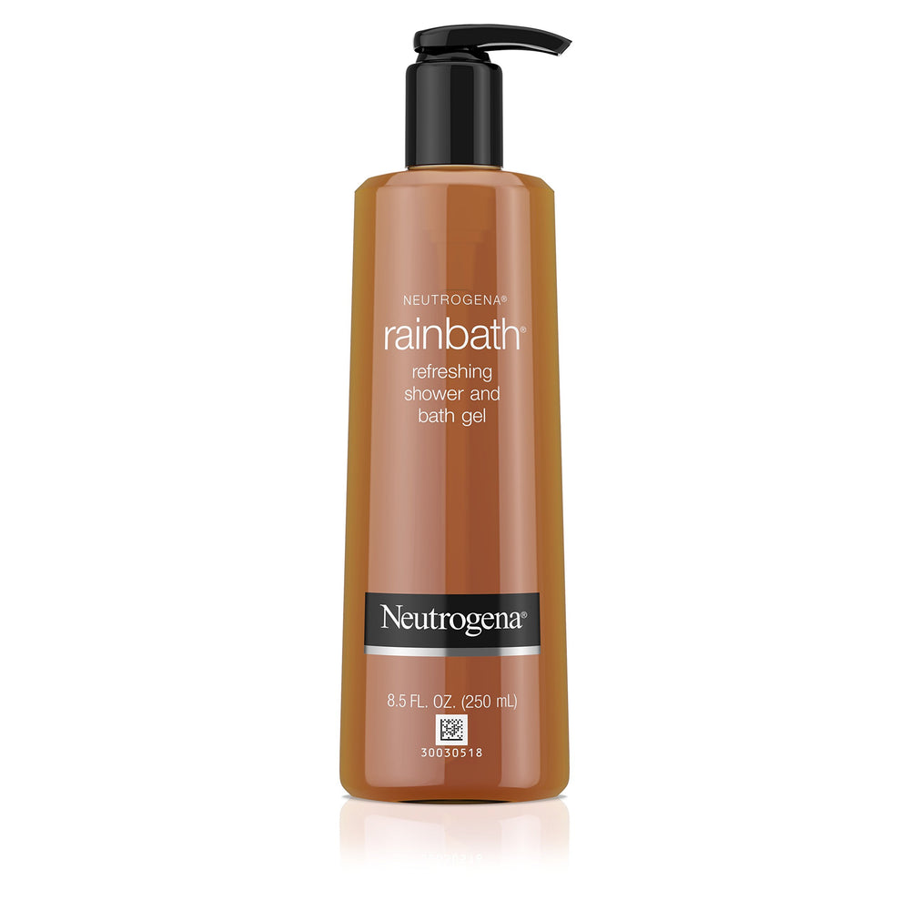 Bouteille Neutrogena Rainbath – gel douche rafraîchissant, pour peau douce et propre.