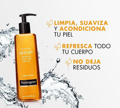 Neutrogena Rainbath application mousse douche qui laisse la peau douce et propre