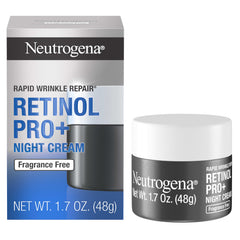 Neutrogena Retinol Pro+ Crème Nuit Visage et Cou, hydratation et douceur visibles