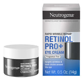 Crème contour des yeux Neutrogena Rapid Wrinkle Repair, pot, cible rides et cernes.