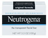 Savon visage Neutrogena Original, barre nettoyante douce pour peau propre.
