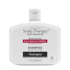 Neutrogena Shampoing anti-pelliculaire, flacon en gros plan, contrôle des pellicules possible.