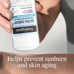 Texture sèche Neutrogena, anti-brillance et peau douce durable.