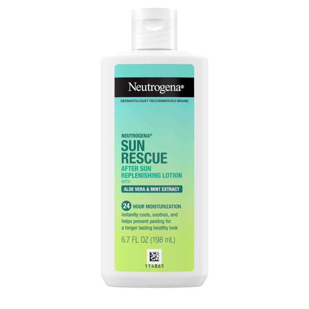 Lotion Neutrogena Sun Rescue après-soleil, hydratation 24 h.