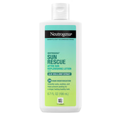 Lotion Neutrogena Sun Rescue après-soleil, hydratation 24 h.