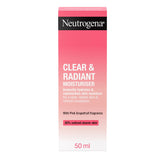 Tube Neutrogena 50 ml sans huile, hydratation légère.