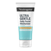 Neutrogena Ultra Gentle, flacon soin visage SPF30, protection quotidienne.