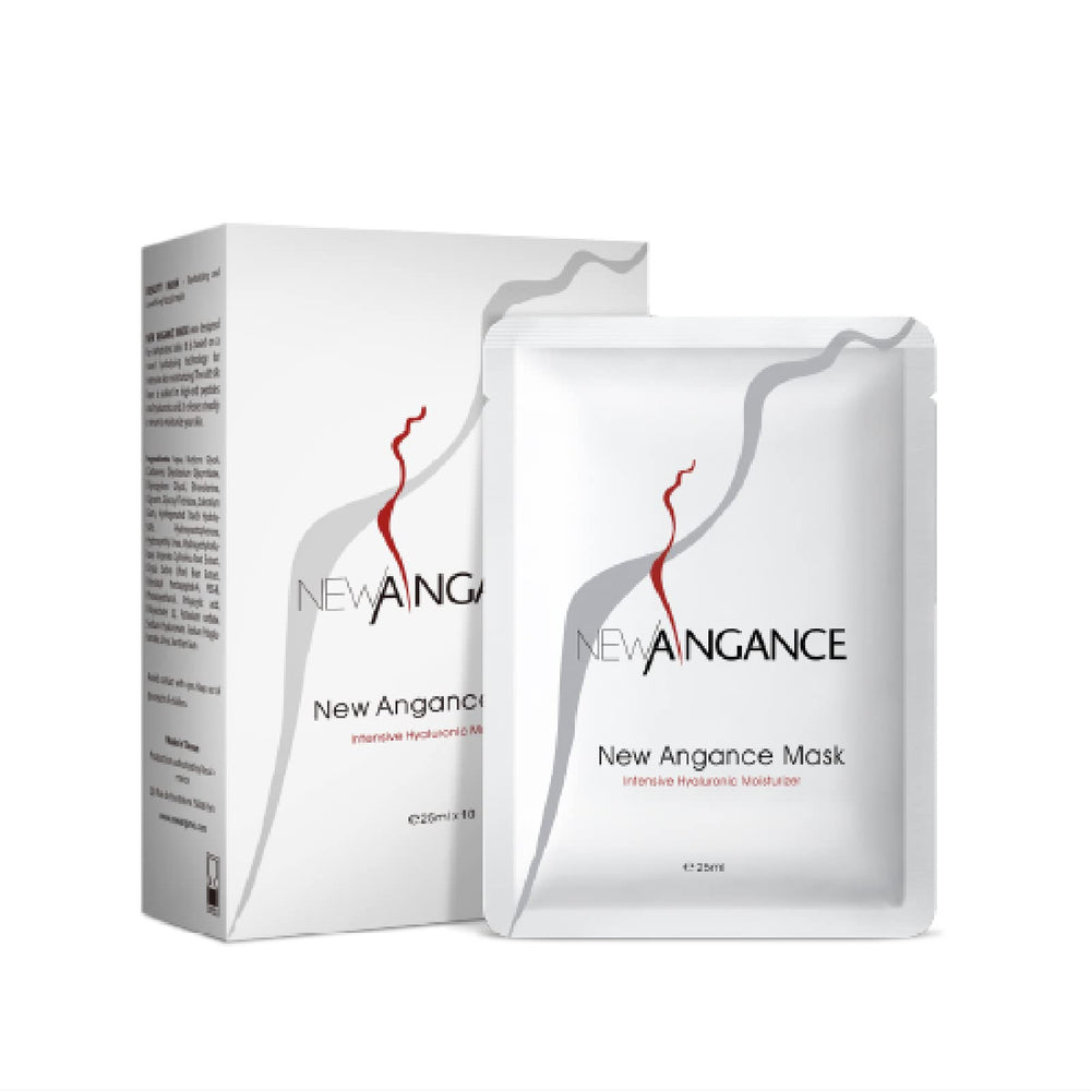 NEW ANGANCE Masque Hyaluronique concentration: hydrate en profondeur pour un teint éclatant.