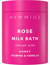 New Miuz bain lait rose coco apaisant : hydratation et douceur.