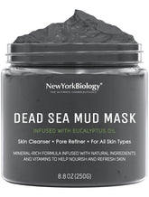 NEW YORK BIOLOGY Masque Dead Sea Mud Mask sur visage et corps purifiant et rafraichissant