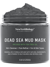 New York Biology Masque argile mer de la mort purifiant les pores sur le visage et le corps