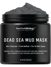 Masque Argile Mer Morte NEW YORK BIOLOGY pour visage et corps, nettoyage en profondeur.