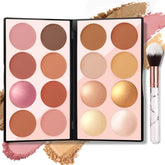 NewBang Palette 16 couleurs – fard à joues pour teint frais et naturel.