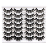 Newcally faux cils dramatiques 20 mm – volume intense pour un regard captivant.