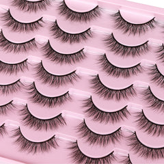 Newcally cils fibres synthétiques sans cruauté offrant confort durable.